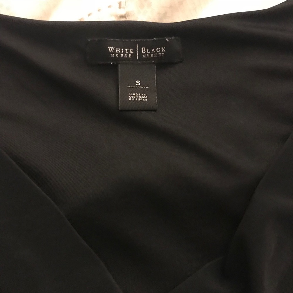 White House Black Market Black sleeveless dress